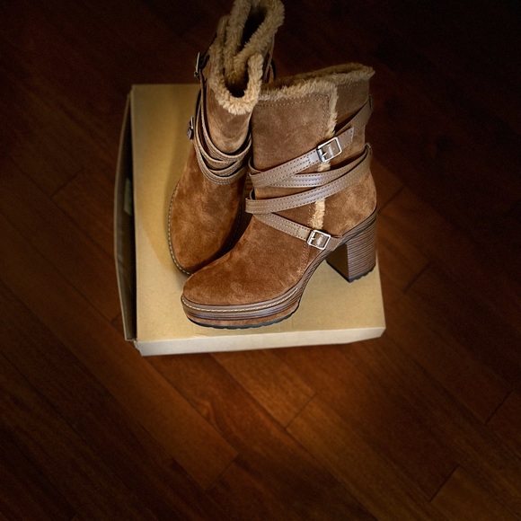 Steve Madden wedges boots size 8.5 new - Picture 3 of 5